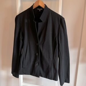 Tidy, tailored soft knit blazer by Eileen Fisher